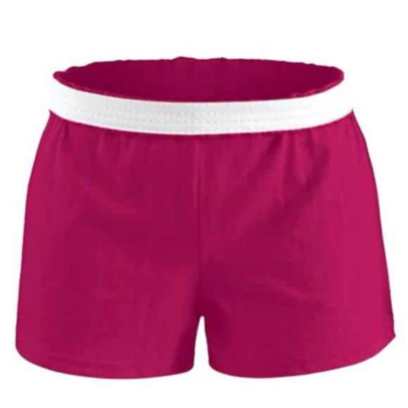 Soffe Fuisha Pink Elastic Waist Shorts - Picture 1 of 5